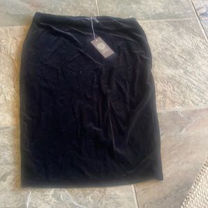 Vince Camuto velvet skirt